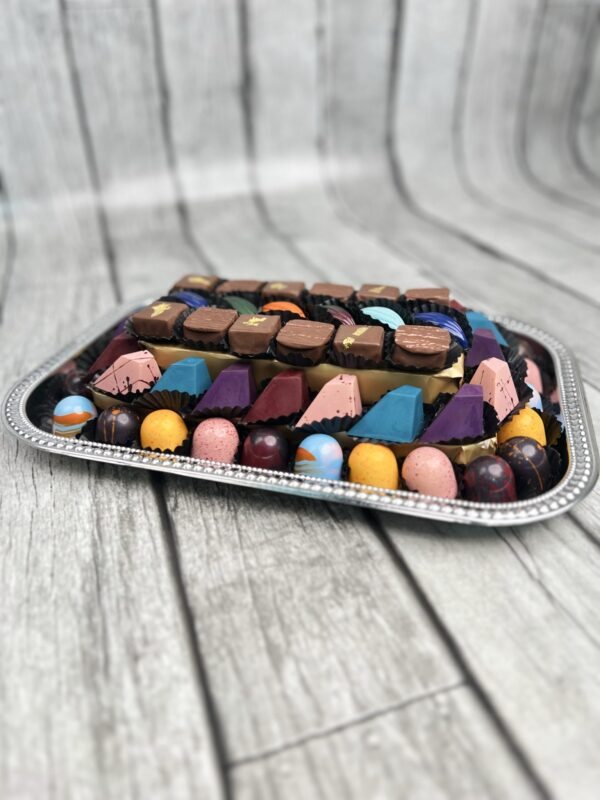 SILVER CHOCOLATE  TRAY - Image 3