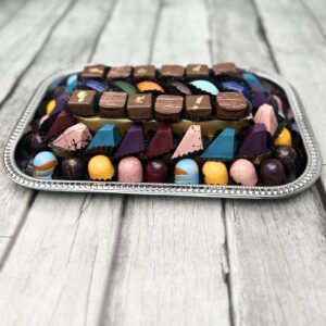 SILVER CHOCOLATE  TRAY