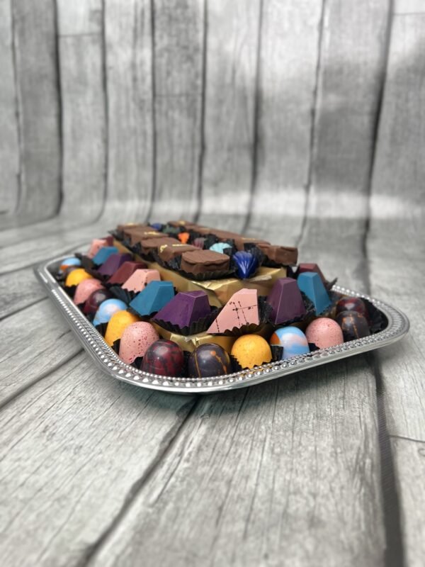 SILVER CHOCOLATE  TRAY - Image 4